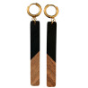 Black and Gold Harmony Earrings